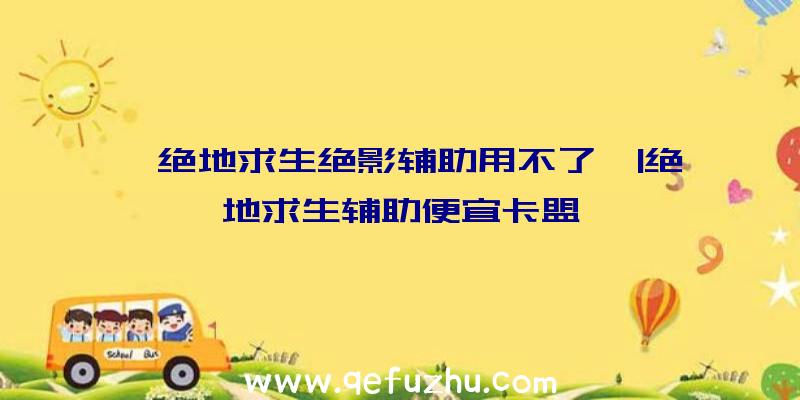 「绝地求生绝影辅助用不了」|绝地求生辅助便宜卡盟